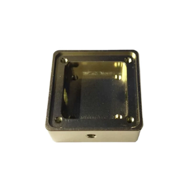 

Aluminum Alloy Shell Shielded Enclosure 19X19X5.5Mm Golden Conductive Oxidation Multi-Functional Portable RF Box Easy To Use
