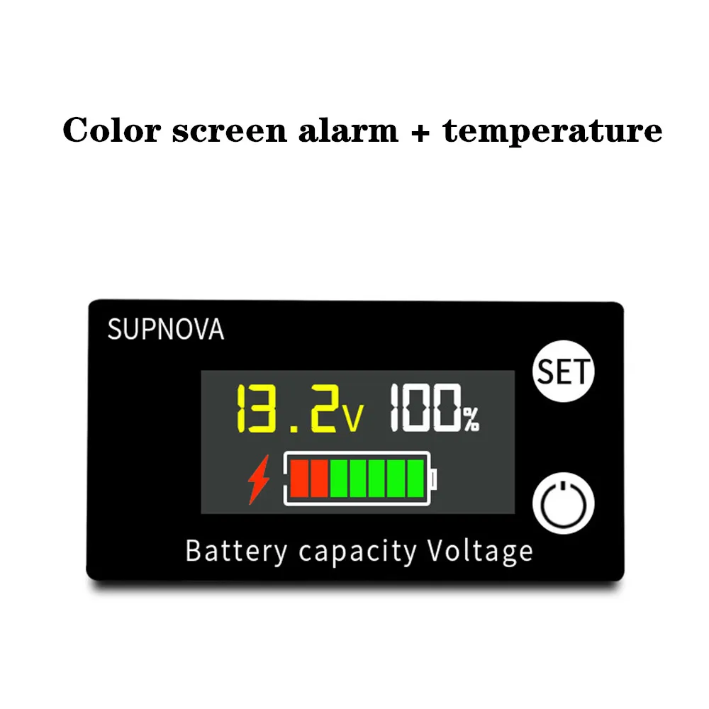 Car Battery Capacity Indicator DC 8V-100V Lead Acid Lithium LiFePO4 Motorcycle Voltmeter Voltage Gauge 12V 24V 48V 72V
Car Battery Capacity Indicator DC 8V-100V Lead Acid Lithium LiFePO4 Motorcycle Voltmeter Voltage Gauge 12V 24V 48V 72V