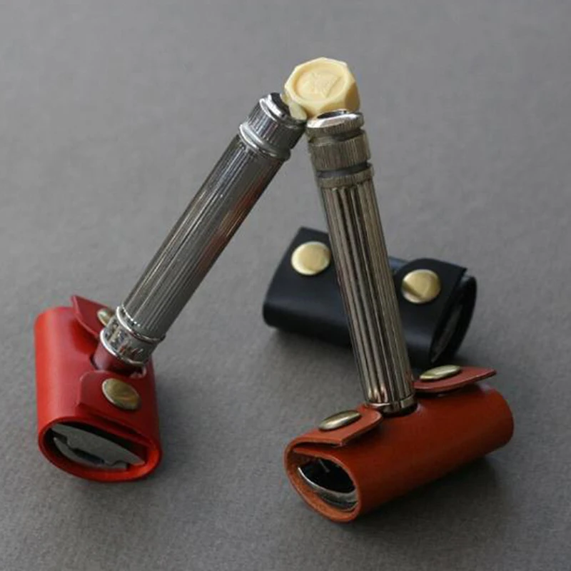 1pc Razor Protective Cover Safety Razor Leather Protective Cover Cutter Head Protective Cover Without Razor 60*42mm
1pc Razor Protective Cover Safety Razor Leather Protective Cover Cutter Head Protective Cover Without Razor 60*42mm
