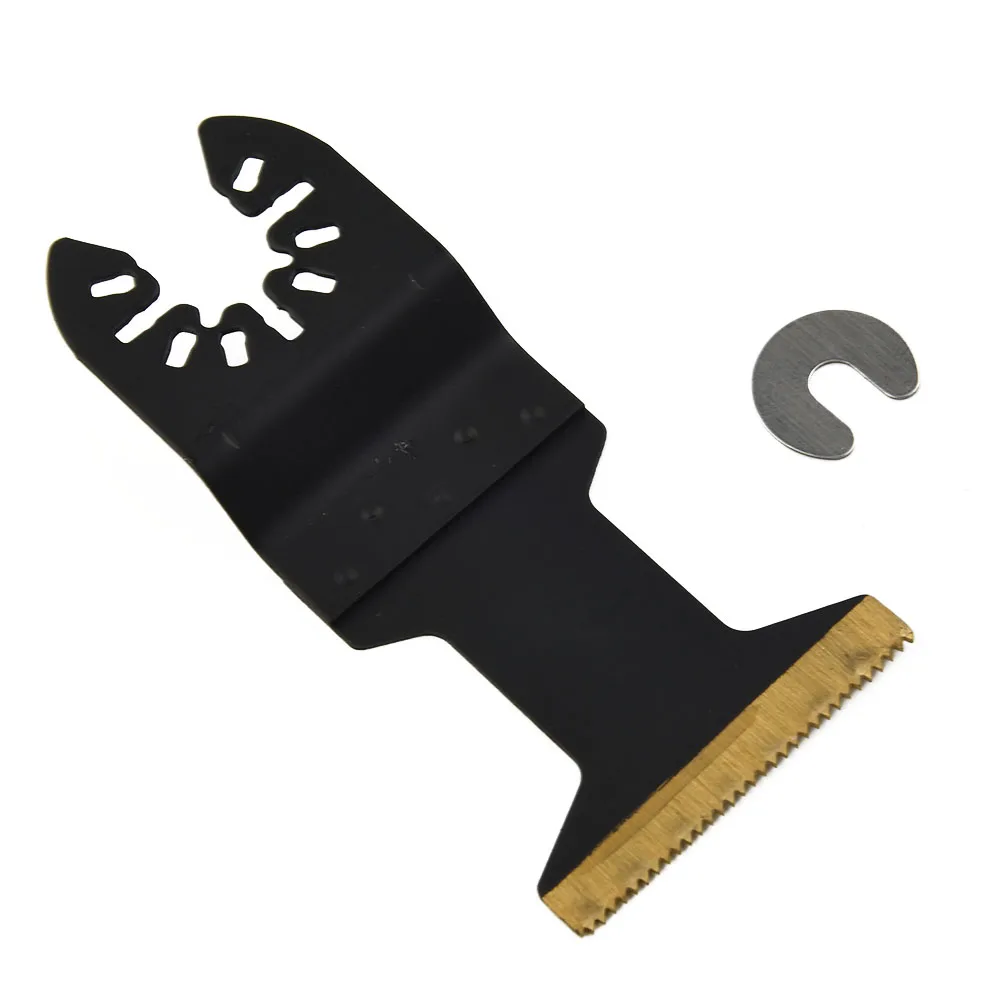1pcs Titanium Coated Bi-metal Oscillating Multitool Saw Blade For Black Decker Ryobi Wood Hard Material Metal Cutting
1pcs Titanium Coated Bi-metal Oscillating Multitool Saw Blade For Black Decker Ryobi Wood Hard Material Metal Cutting