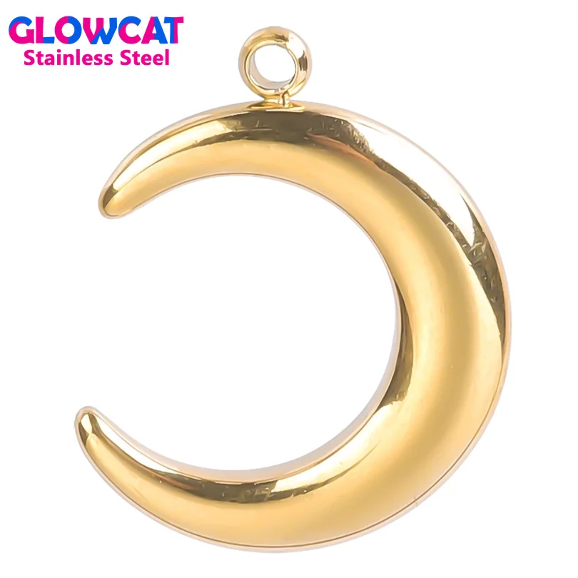 7pcs Simple Gold Color Moon Charms For Jewelry Making DIY Stainless Steel Crescent Moon Pendant Earrings Necklace Accessories
7pcs Simple Gold Color Moon Charms For Jewelry Making DIY Stainless Steel Crescent Moon Pendant Earrings Necklace Accessories
