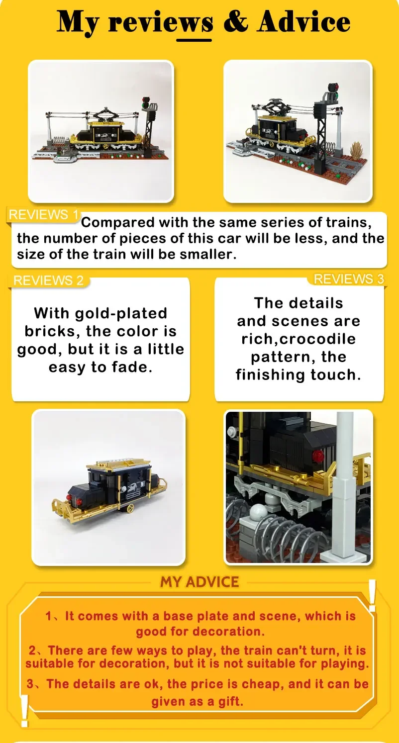 Crocodile Train Building Blocks Creative City Streetview Railway MOC Platform Rail Traffic Model Bricks Toys For Kids Adult Gift Crocodile Train Building Blocks Creative City Streetview Railway MOC Platform Rail Traffic Model Bricks Toys For Kids Adult Gift