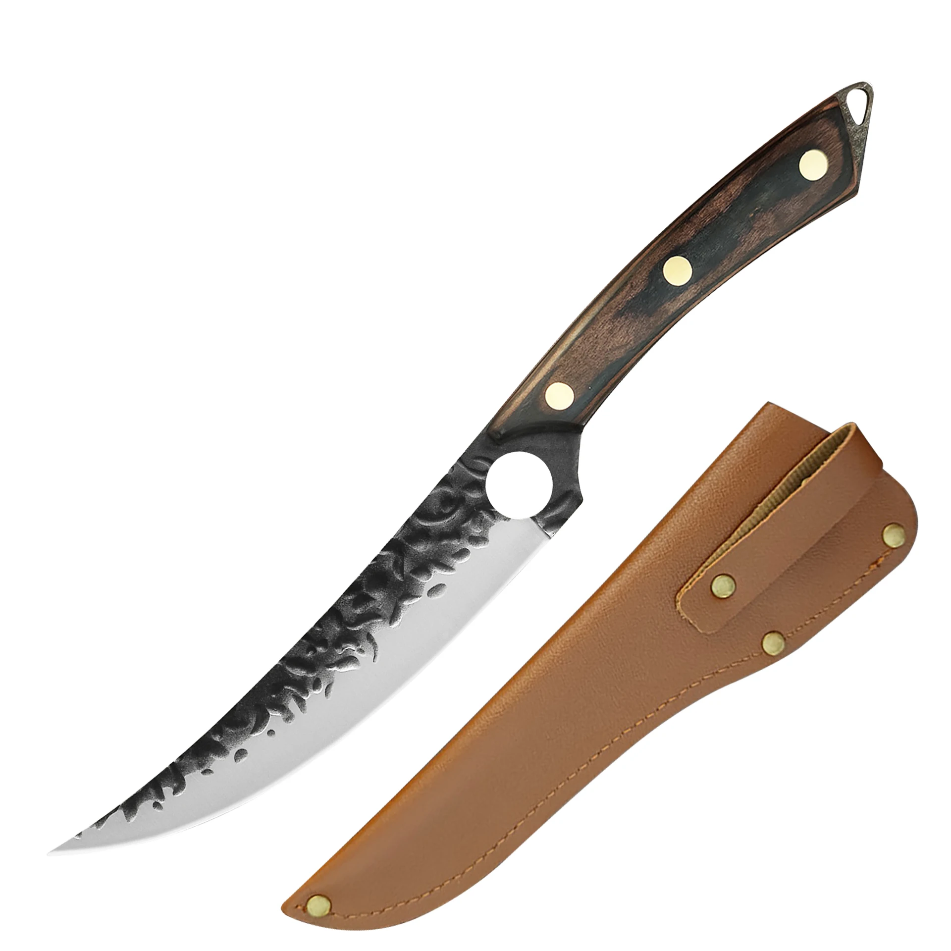 6inch Professional Forged Boning Knife Stainless Steel Blade Kitchen Cutting Knives Chef Butcher Meat Cleaver Fruit Knife 
6inch Professional Forged Boning Knife Stainless Steel Blade Kitchen Cutting Knives Chef Butcher Meat Cleaver Fruit Knife