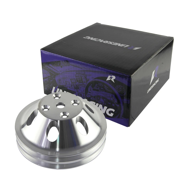 Aluminum Water Pump Pulley Fit for Small Block Chevy Long Pump 2 Grooves LWP Small Block Chevy 350 383 400
Aluminum Water Pump Pulley Fit for Small Block Chevy Long Pump 2 Grooves LWP Small Block Chevy 350 383 400