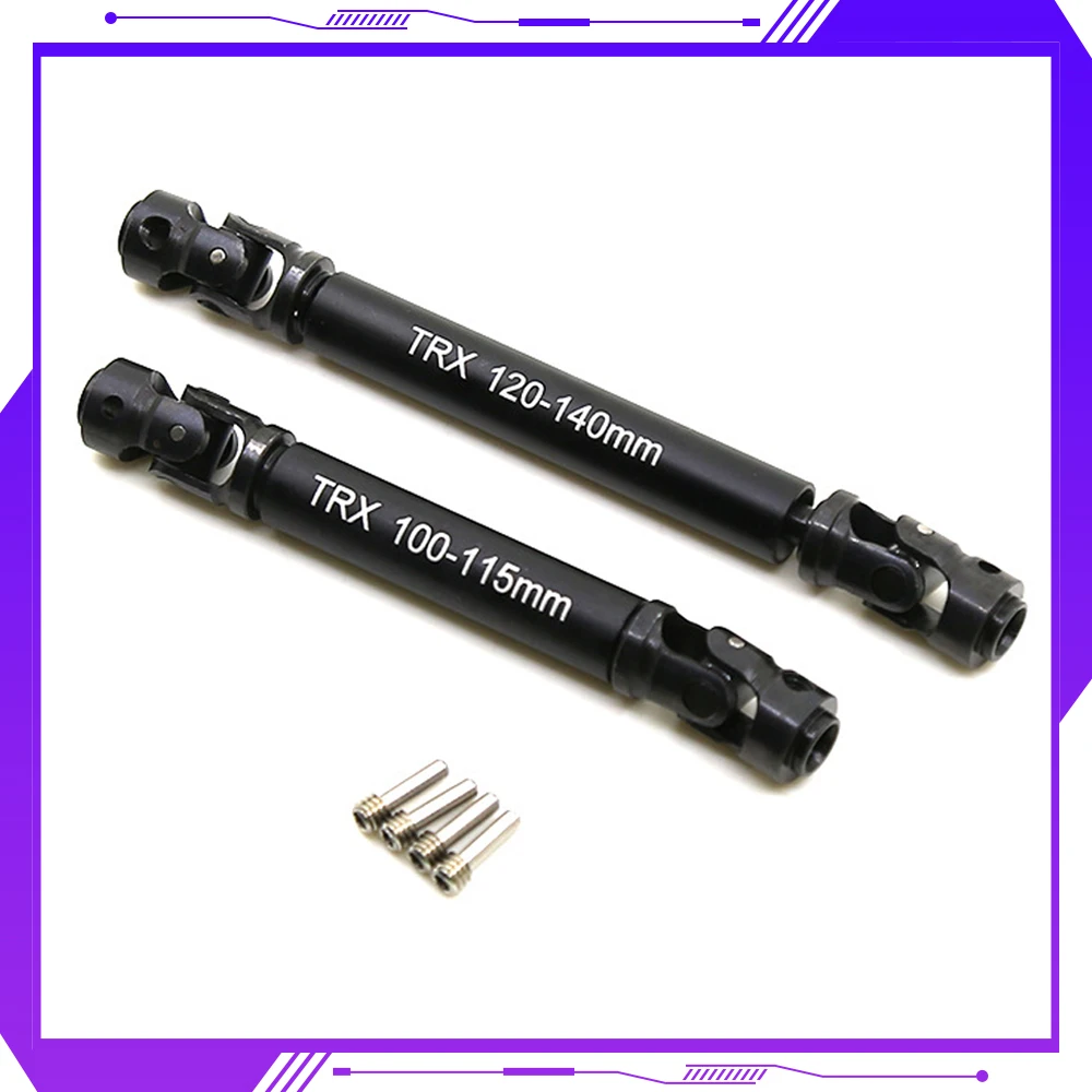 Сверхмощный приводной вал Cvd 100-115 мм/120-140 мм, универсальный шарнир из легированной стали CVD для радиоуправляемого автомобиля TRX TRX-4 TRX4
Сверхмощный приводной вал Cvd 100-115 мм/120-140 мм, универсальный шарнир из легированной стали CVD для радиоуправляемого автомобиля TRX TRX-4 TRX4