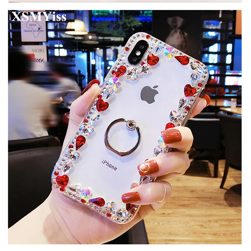 Luxury Bling Rhinestone Crystal Diamond Ring Stand Phone Case For Samsung Galaxy S20 Plus S21 FE S22 23 Ultr Note20 Soft Cover
Luxury Bling Rhinestone Crystal Diamond Ring Stand Phone Case For Samsung Galaxy S20 Plus S21 FE S22 23 Ultr Note20 Soft Cover