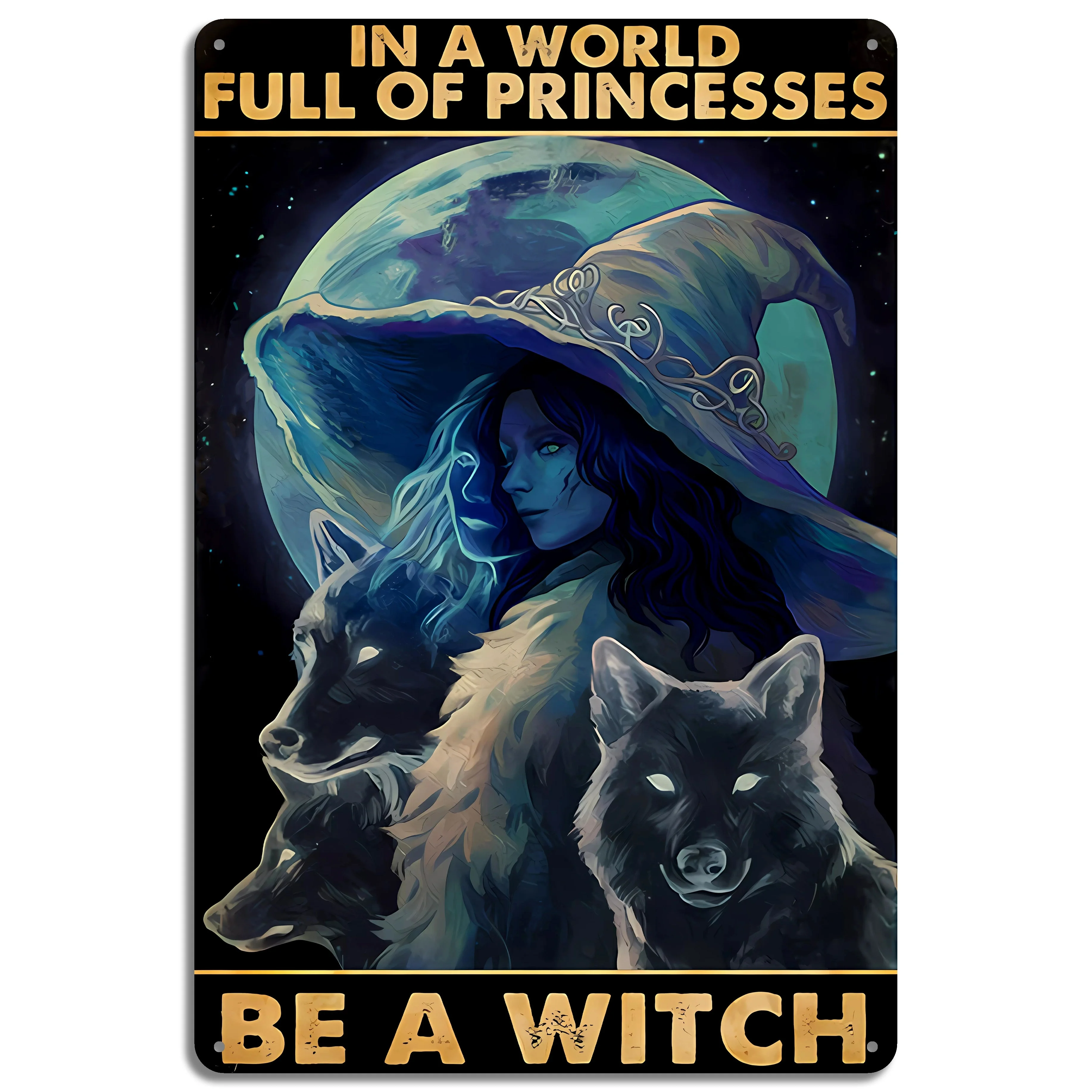 Halloween Tin Sign Witch Decoration, Halloween Decorations, in A World Full of Princesses Outdoor Wall Decor Unique Halloween
Halloween Tin Sign Witch Decoration, Halloween Decorations, in A World Full of Princesses Outdoor Wall Decor Unique Halloween