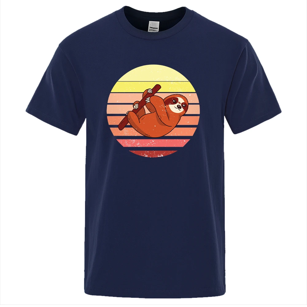 Sloth Hanging From A Branch Printed Men T-shirts Fashion Comfortable Tops Oversized Breathable Tshirt Mens Casual Summer T-Shirt
Sloth Hanging From A Branch Printed Men T-shirts Fashion Comfortable Tops Oversized Breathable Tshirt Mens Casual Summer T-Shirt