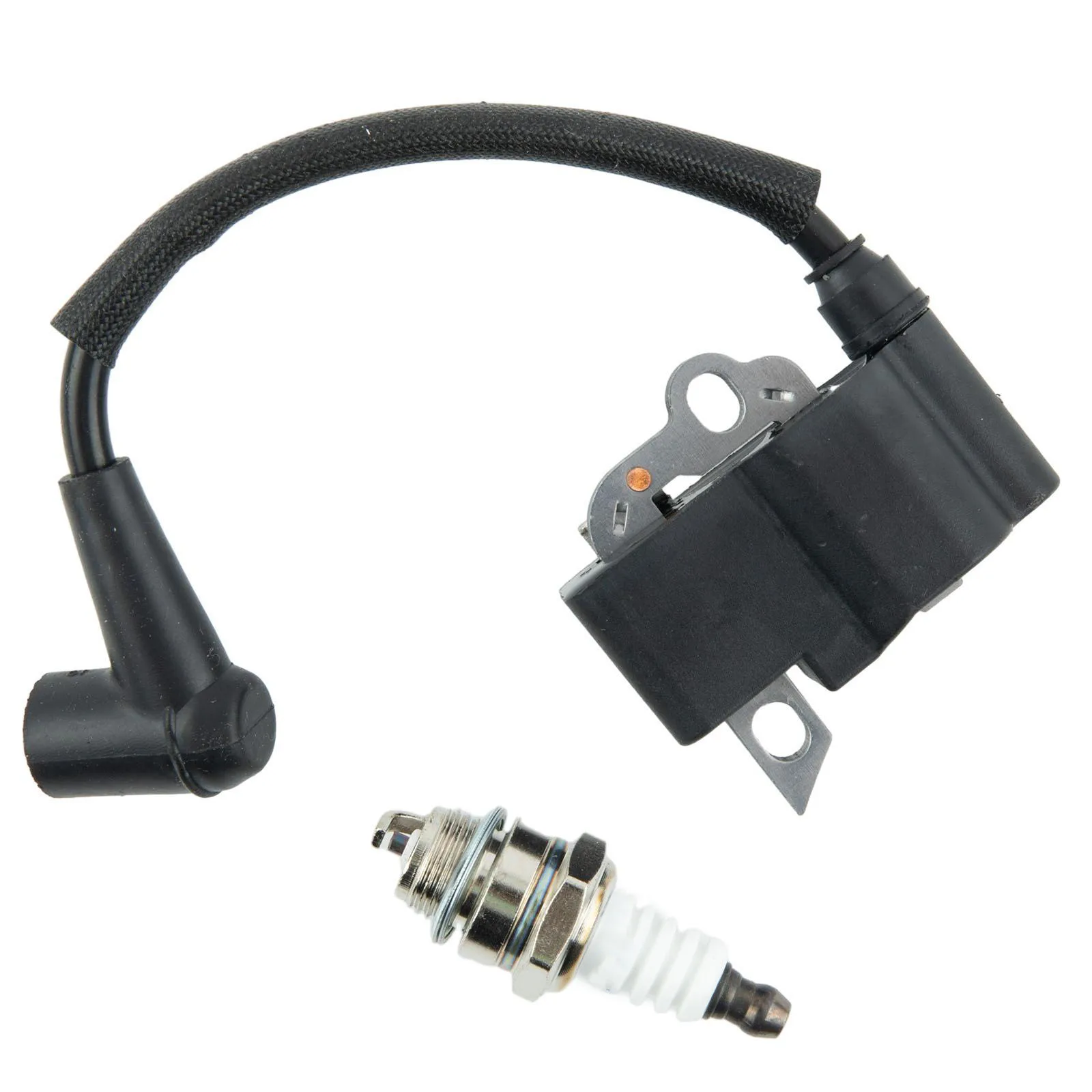 Sturdy Ignition Coil Ignition Coil Plastic + Alloy Material Black Gray Color Replace Accessories For Stihl MS210C MS230C
Sturdy Ignition Coil Ignition Coil Plastic + Alloy Material Black Gray Color Replace Accessories For Stihl MS210C MS230C