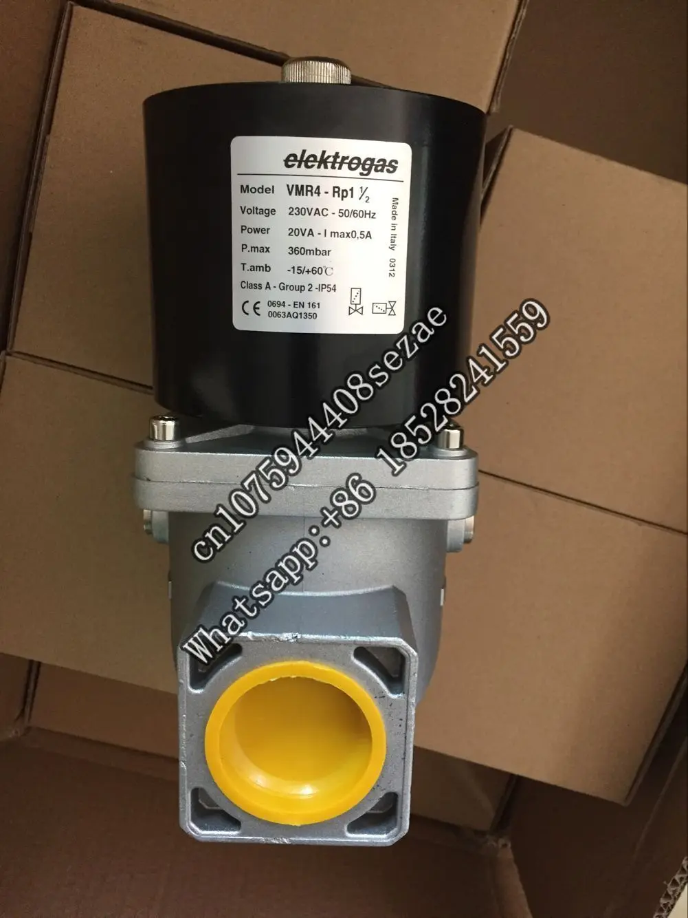 Original elektrogas gas solenoid valve VMR6-RP2 DN50 VMR4-Rp1 1/2 DN40 safety shut-off burner
Original elektrogas gas solenoid valve VMR6-RP2 DN50 VMR4-Rp1 1/2 DN40 safety shut-off burner