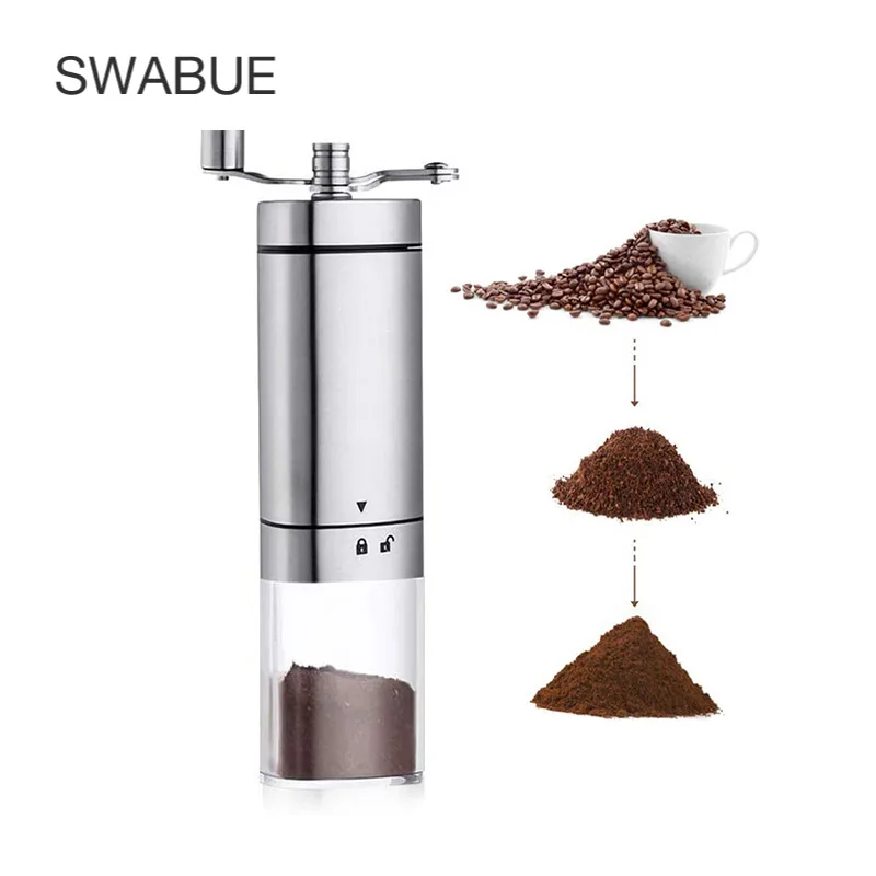 Hand Coffee Beans Grinder Stainless Steel with Ceramic Core Professional Manual Coffee Machine Protable Mill for Kitchen Travel
Hand Coffee Beans Grinder Stainless Steel with Ceramic Core Professional Manual Coffee Machine Protable Mill for Kitchen Travel