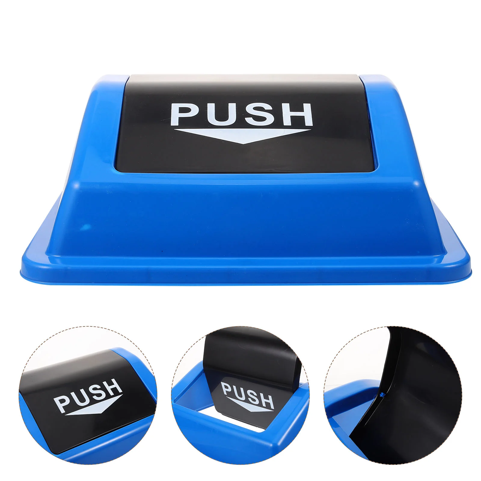 Plastic Trash Can Lid Large Waste Bin Garbage Accessory Square Replacement Cover for Bucket
Plastic Trash Can Lid Large Waste Bin Garbage Accessory Square Replacement Cover for Bucket