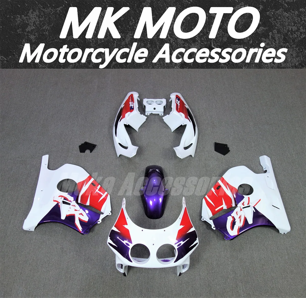 

Fairings Kit Fit For Cbr250rr Mc22 1990 1991 1992 1993 1994-1999 Bodywork Set High Quality ABS Injection Purple White Red