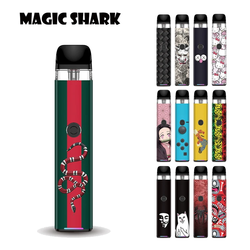 2.5D стерео матовое аниме мультяшное Зло череп сексуальная леди лист наклейка пленка чехол Обложка для Vaporesso Xros 3