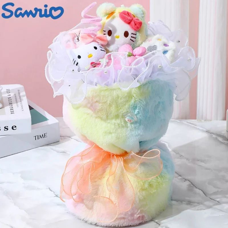 2024 New Sanrio Qixi Valentine's Day Advanced New Colorful Doll Flower Bundle Pvc Gift Box Birthday Gift For Friends
2024 New Sanrio Qixi Valentine's Day Advanced New Colorful Doll Flower Bundle Pvc Gift Box Birthday Gift For Friends