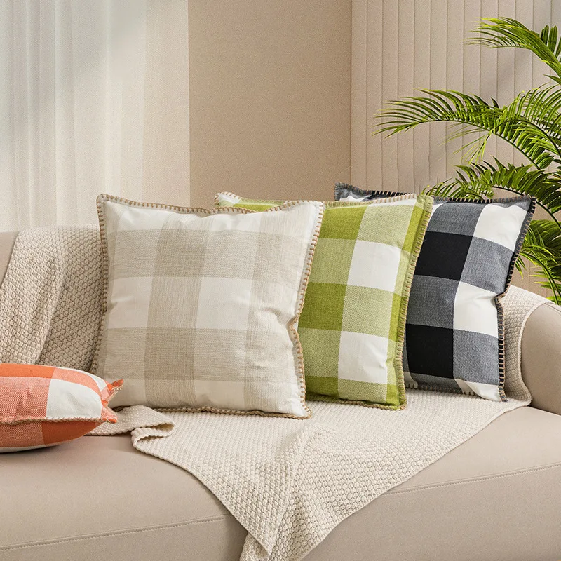 Classic Fashion Plaid Cushion Cover Geometric Stripe Home Decorative Throw Pillow Case Sofa Cushions Car Bed Seat Pillows Cases
Classic Fashion Plaid Cushion Cover Geometric Stripe Home Decorative Throw Pillow Case Sofa Cushions Car Bed Seat Pillows Cases