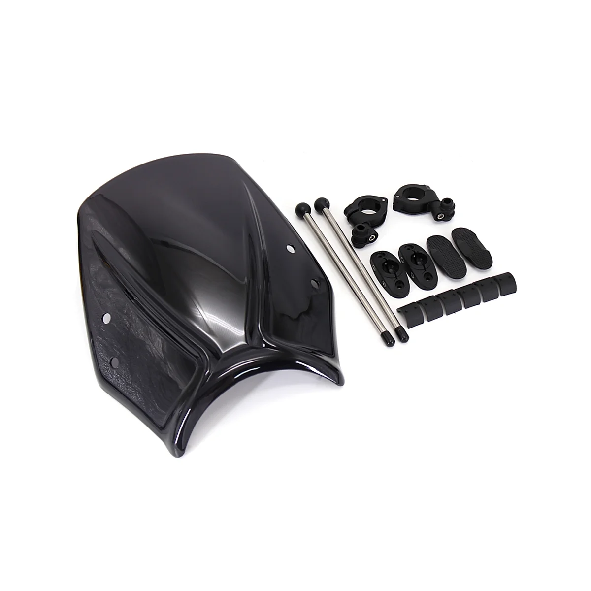 Motorcycle Winds n Windshield Deflector with Bracket for YAMAHA XSR 900 XSR900 XSR700 Xsr700 2016-(Black)
Motorcycle Winds n Windshield Deflector with Bracket for YAMAHA XSR 900 XSR900 XSR700 Xsr700 2016-(Black)