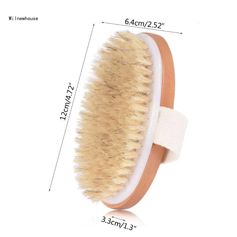 Natural Boar Bristles Dry Body Brush Wooden Oval Shower Bath Brushes Exfoliating Dropship
Natural Boar Bristles Dry Body Brush Wooden Oval Shower Bath Brushes Exfoliating Dropship