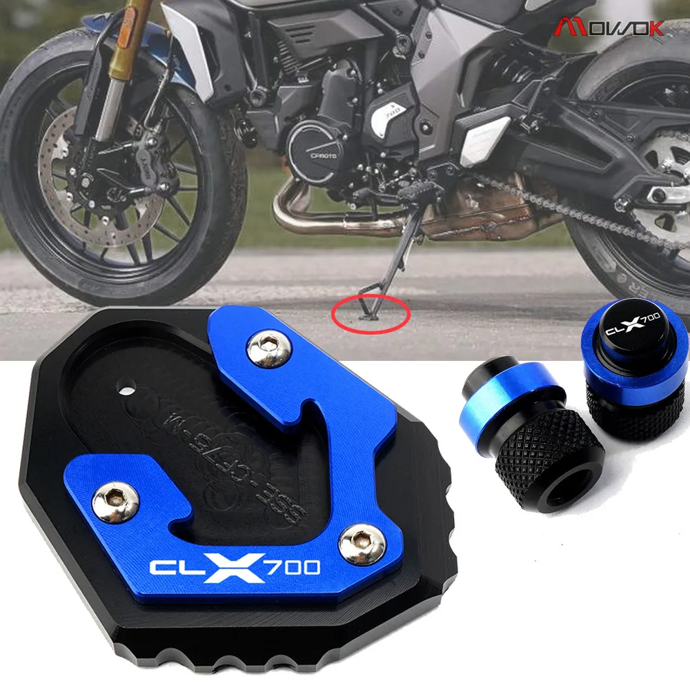 For CFMOTO 700CLX 700 CLX 700CL-X CLX700 2020 2021 Motorcycle Accessories Tire Valve Caps Kickstand Foot Enlarger Side Stand Pad
For CFMOTO 700CLX 700 CLX 700CL-X CLX700 2020 2021 Motorcycle Accessories Tire Valve Caps Kickstand Foot Enlarger Side Stand Pad