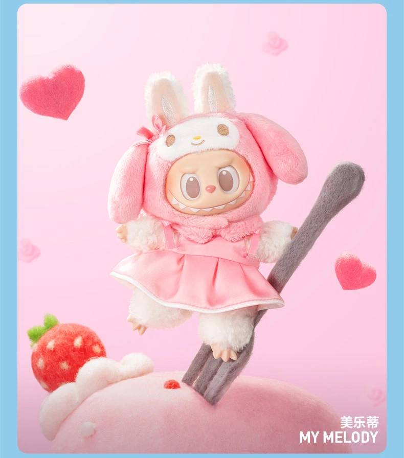 POP MART Labubu X Sanrio Family Vinyl Plush Doll Cute Collectible Figure Blind Box Trendy Keychain Gift POP MART Labubu X Sanrio Family Vinyl Plush Doll Cute Collectible Figure Blind Box Trendy Keychain Gift