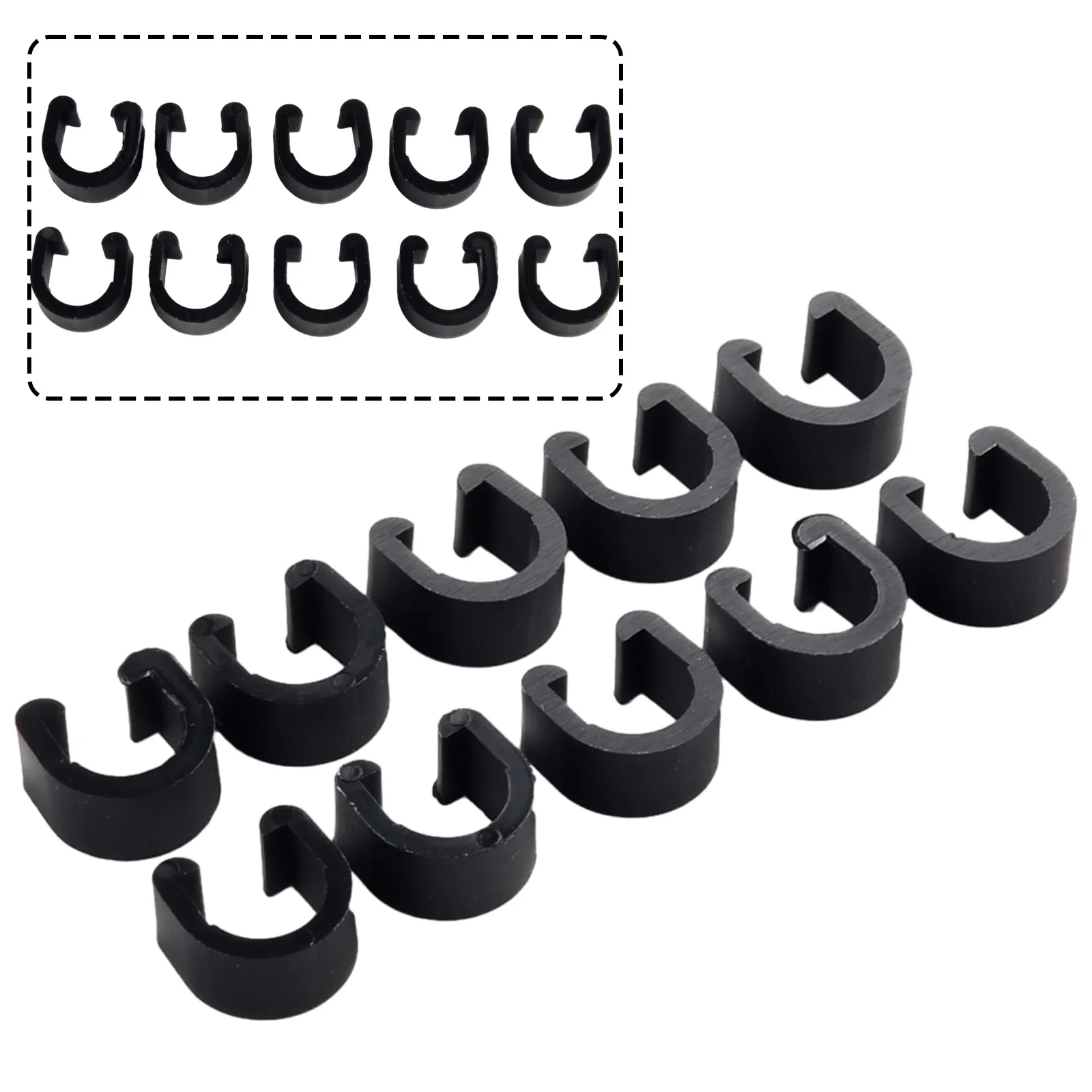 10pcs Bike Cable C Clips Brake Cables Clamp Fixing Clamps Tool Fix Accessories Bicycle Convenient Hose Guide Clamps Fixator
10pcs Bike Cable C Clips Brake Cables Clamp Fixing Clamps Tool Fix Accessories Bicycle Convenient Hose Guide Clamps Fixator