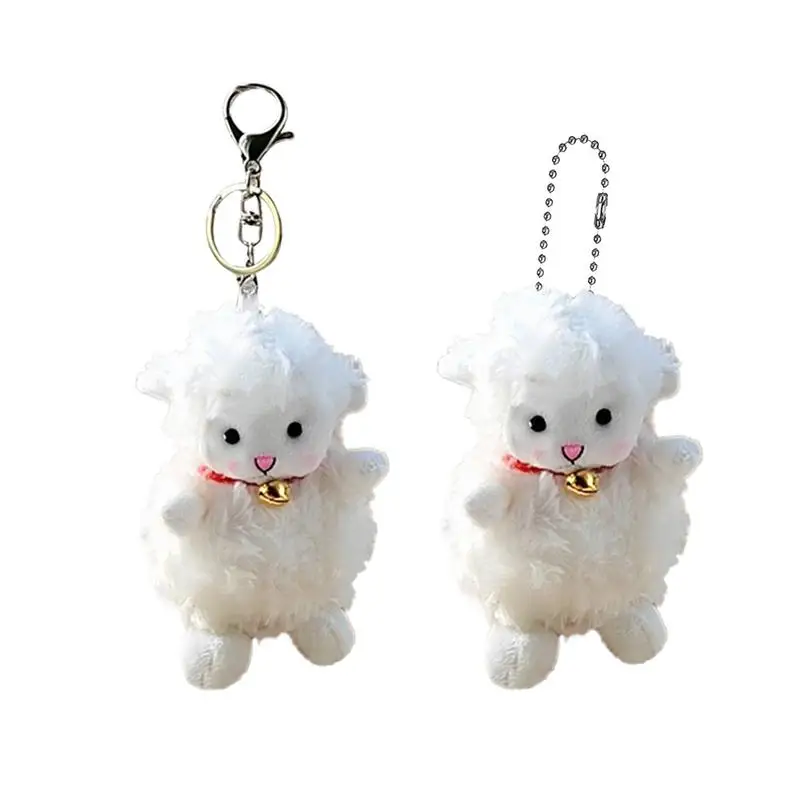 Stuffed Sheep Plush Keychain Key Holder Doll Plush Backpack Purse Pendant Cute Stuffed Toy White Sheep Bag Charm 9Cm/3.5Inch
Stuffed Sheep Plush Keychain Key Holder Doll Plush Backpack Purse Pendant Cute Stuffed Toy White Sheep Bag Charm 9Cm/3.5Inch