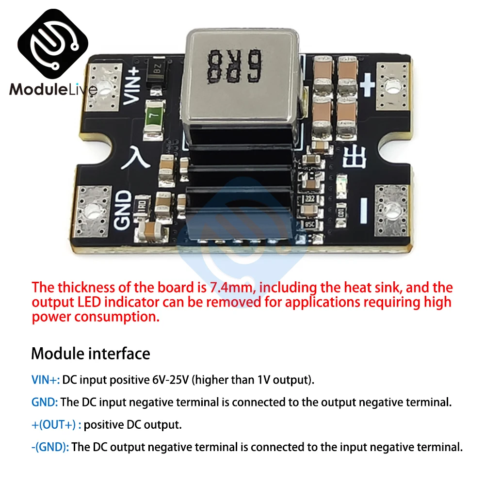 DC-DC Buck Module Adjustable 25V to 3.3V/5V/9V/12V mini aircraft model step-down Power Supply Module Converter Voltage Regulator
DC-DC Buck Module Adjustable 25V to 3.3V/5V/9V/12V mini aircraft model step-down Power Supply Module Converter Voltage Regulator
