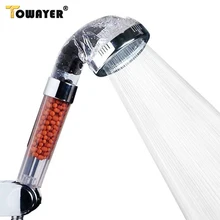 

Bath Shower Head Jetting Shower Head Anion Showerhead High Pressure Saving Water Rainfall Shower Head Bathroom SPA Filter Shower