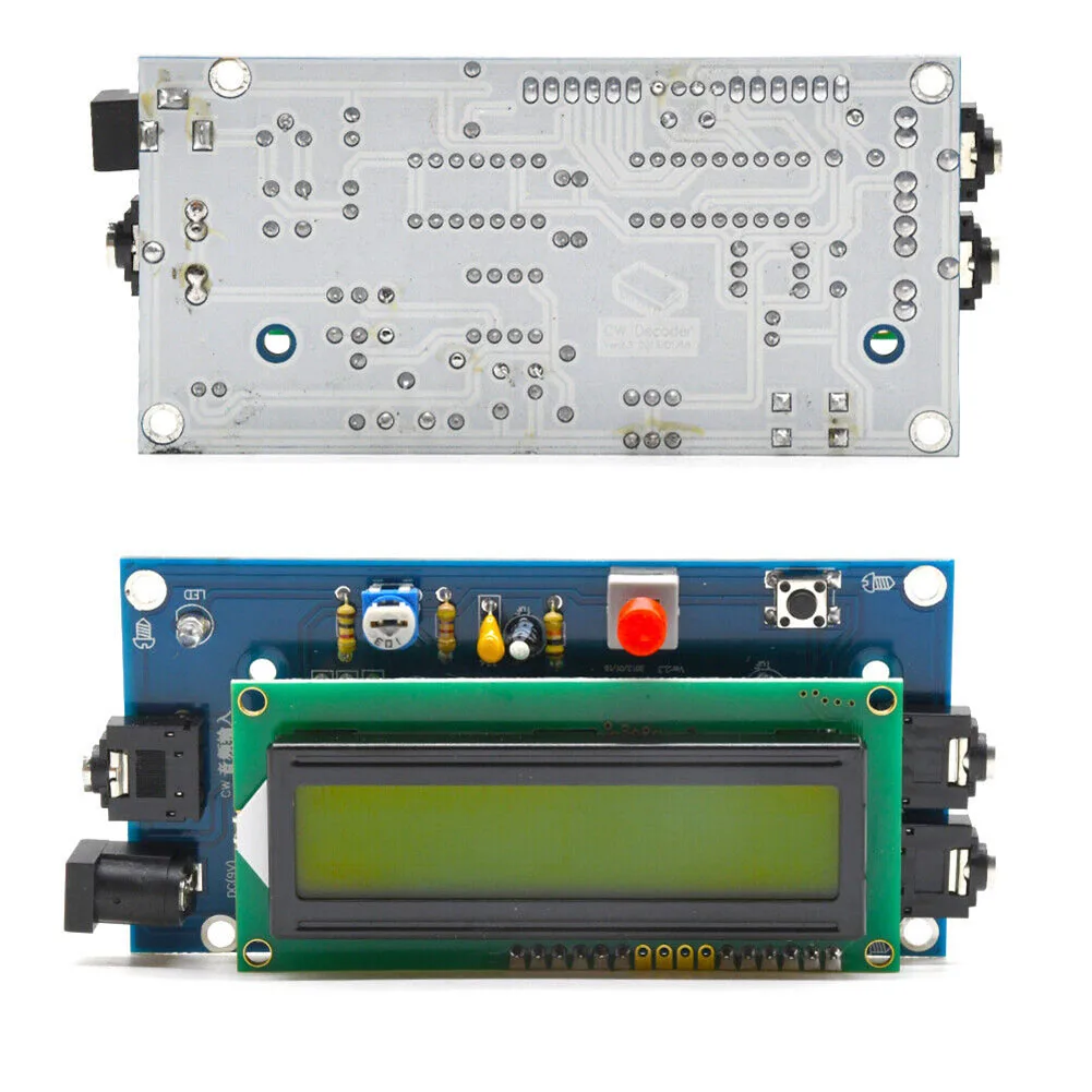 Amateur Radio Essential CW Decoder Morse Code Reader Translator Morse Code Converter Amateur Radio Basic Module DC7-12V 500mA
Amateur Radio Essential CW Decoder Morse Code Reader Translator Morse Code Converter Amateur Radio Basic Module DC7-12V 500mA