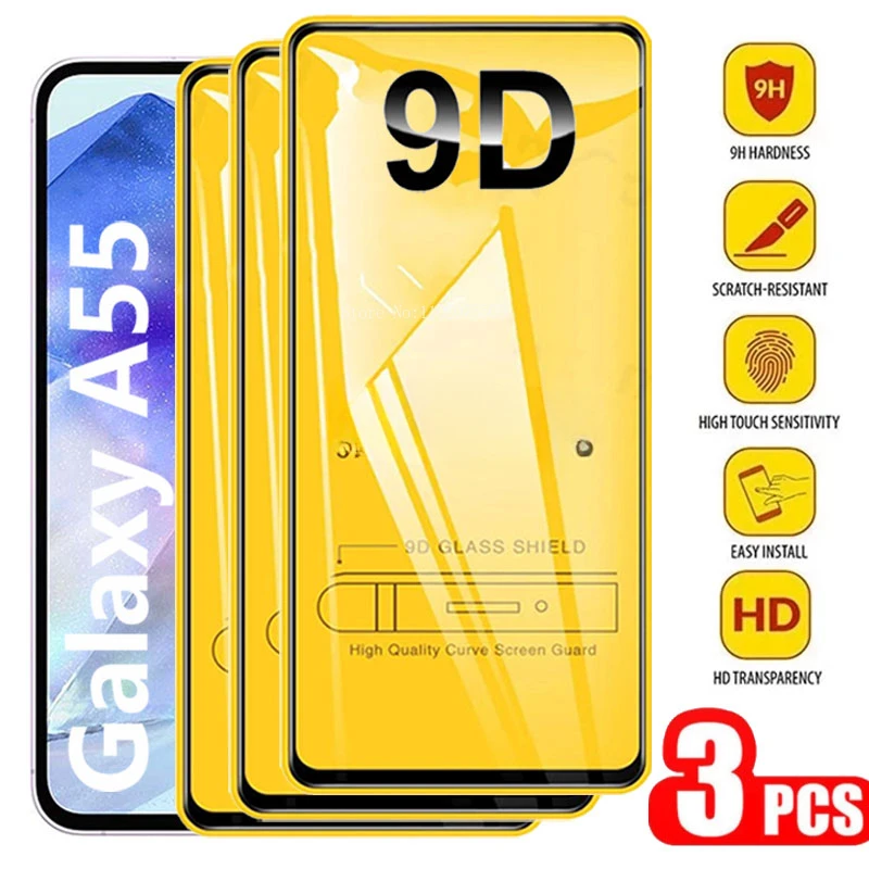 Закаленное стекло 9D для Samsung Galaxy A55 5G A35 A54 A15 A25 A34 A24 A14 A53 A33 A52 A32 A13 A12, защитное стекло 9H, 3 шт.
Закаленное стекло 9D для Samsung Galaxy A55 5G A35 A54 A15 A25 A34 A24 A14 A53 A33 A52 A32 A13 A12, защитное стекло 9H, 3 шт.