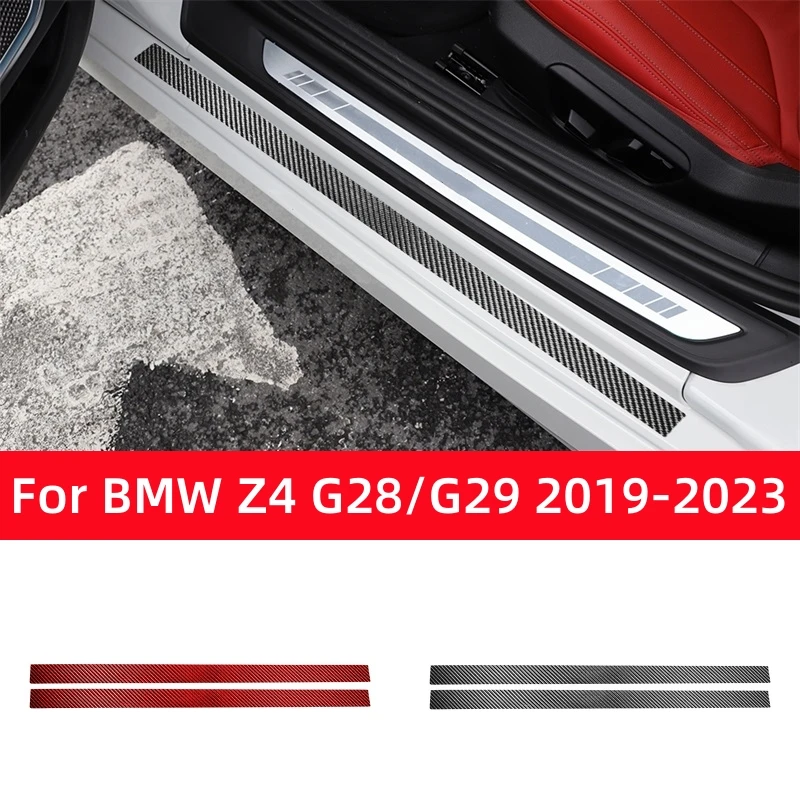 Аксессуары из углеродного волокна для BMW Z4 СЕРИИ G28 G29 2019-2023, внутренняя и внешняя пороговая полоса автомобиля, декоративная наклейка
Аксессуары из углеродного волокна для BMW Z4 СЕРИИ G28 G29 2019-2023, внутренняя и внешняя пороговая полоса автомобиля, декоративная наклейка