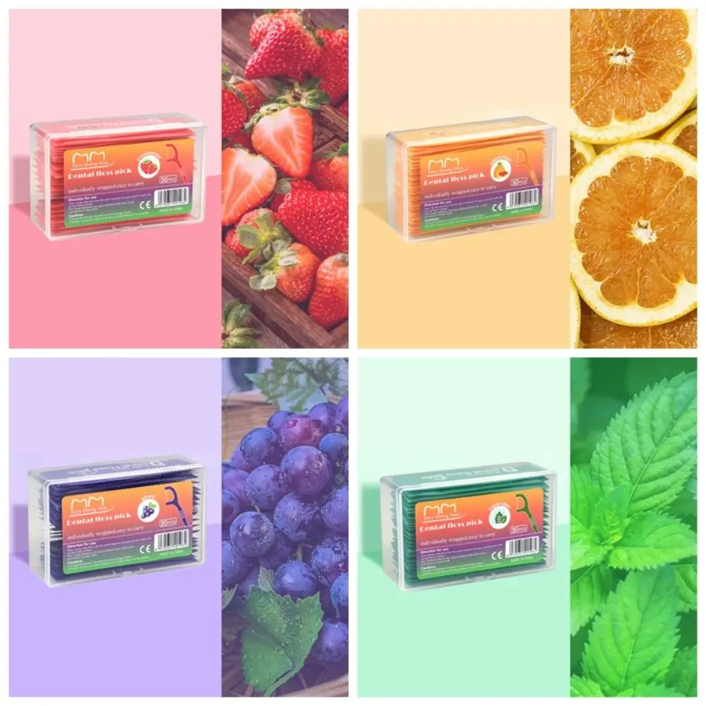 30Pcs Fruity Teeth Cleaner Disposable Colorful Toothpick Portable Individually Wrapped Fruit-flavored Floss Oral Cleaning
30Pcs Fruity Teeth Cleaner Disposable Colorful Toothpick Portable Individually Wrapped Fruit-flavored Floss Oral Cleaning