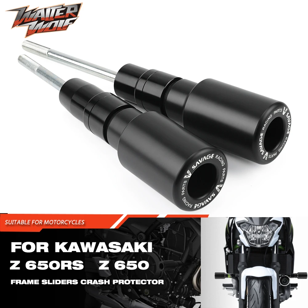 

For KAWASAKI Z650RS Z 650 Moto Cross Frame Slider Crash Protector Z 650RS Z650 Motorcycle Protection Falling Accessories CNC