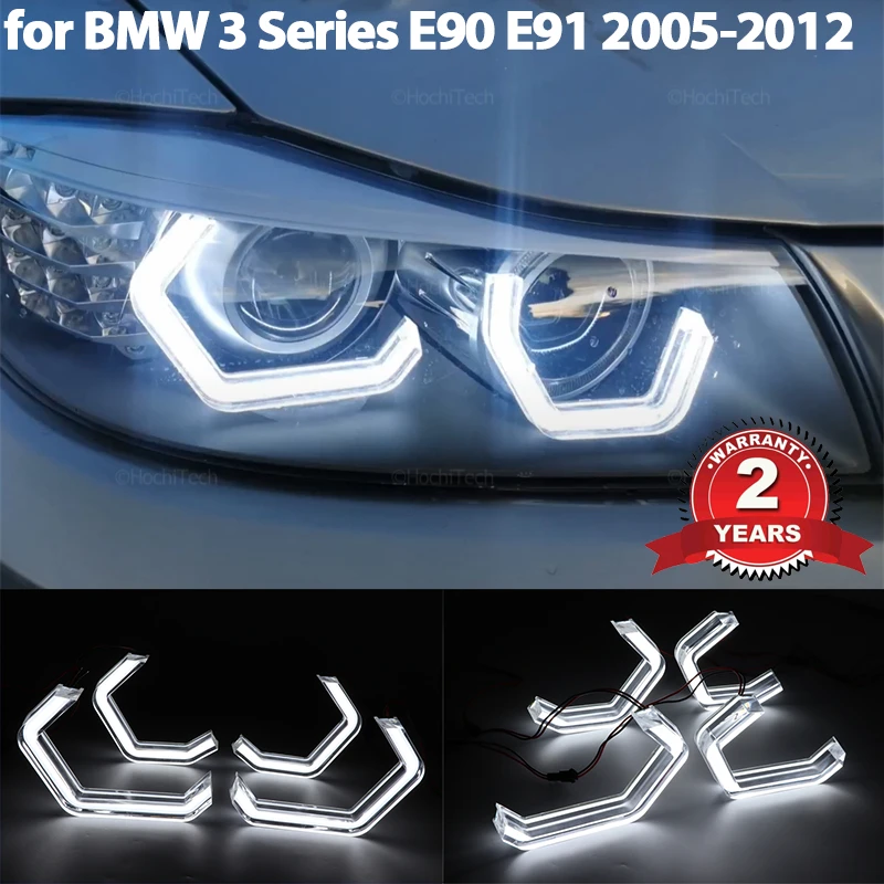 

for BMW 3 series E90 E91 316i 318i 320i 320si 323i 325i 328i 330i 335i 316d 318d 04-11 DTM style LED Angel Eyes Halo Ring Kit