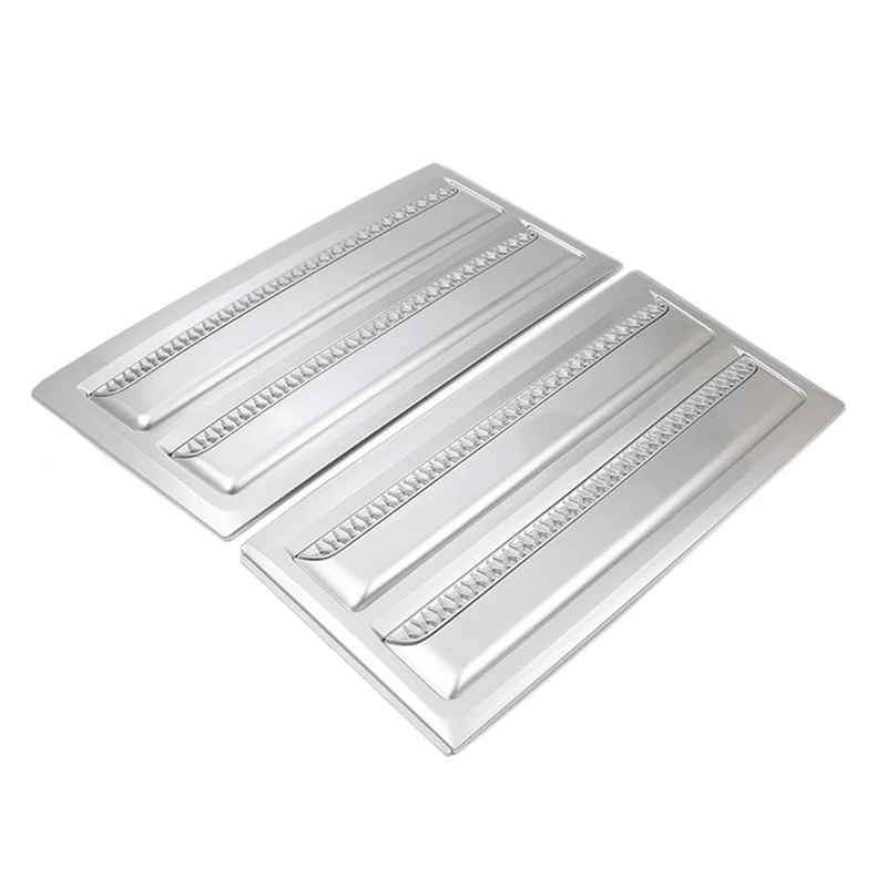 Комплект боковых вентиляционных отверстий для двери, обшивка серебристого цвета для Land Rover Range Rover Civic 2013-2019 года, переднее крыло автомобиля
Комплект боковых вентиляционных отверстий для двери, обшивка серебристого цвета для Land Rover Range Rover Civic 2013-2019 года, переднее крыло автомобиля