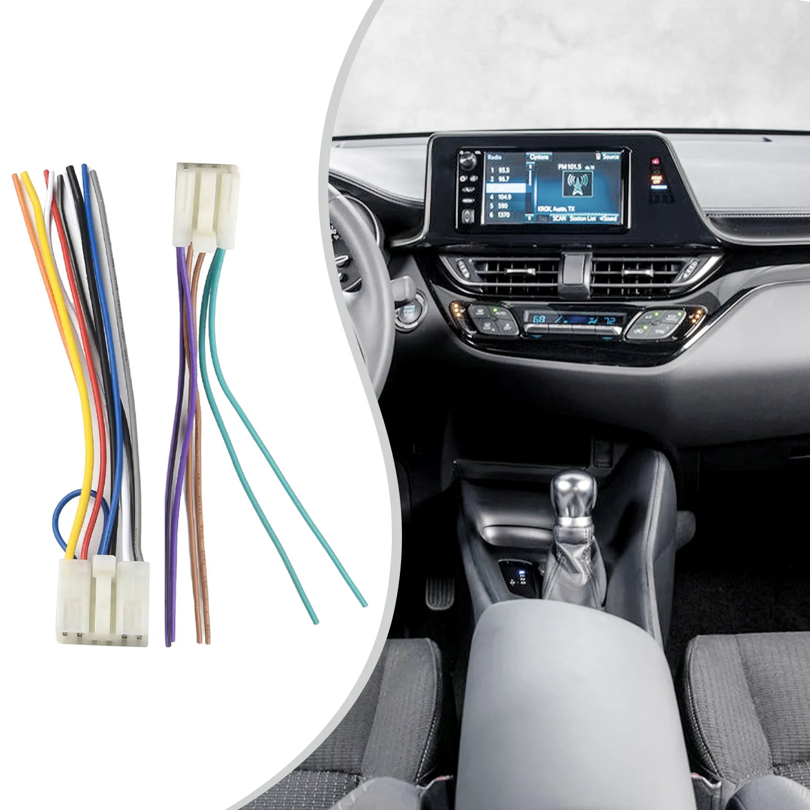 2pcs For Toyota Aftermarket Radio Stereo Mount Car Harness Cable Adapter Harness Adapter Plug Cable Parts
2pcs For Toyota Aftermarket Radio Stereo Mount Car Harness Cable Adapter Harness Adapter Plug Cable Parts