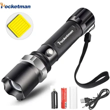 Portable Ultra Bright LED Rechargeable Flashlight Adjustable 5 Modes Outdoor Waterproof Torch Tactical Camping Hiking Work Light
Portable Ultra Bright LED Rechargeable Flashlight Adjustable 5 Modes Outdoor Waterproof Torch Tactical Camping Hiking Work Light