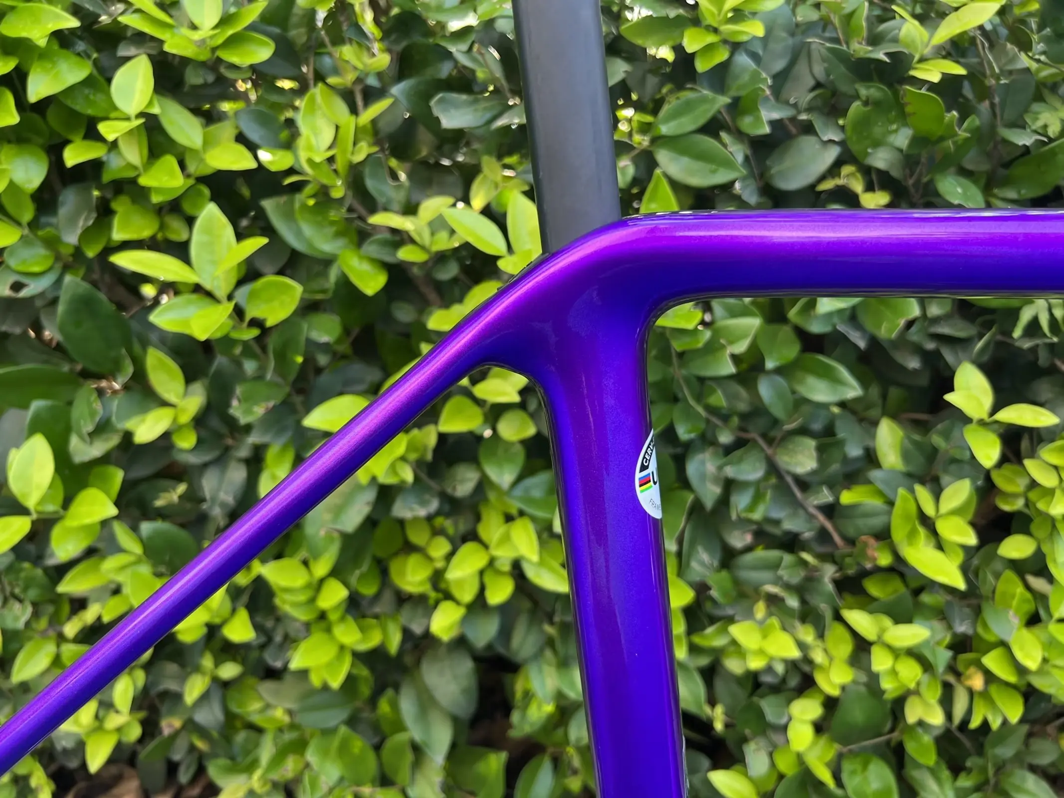 Purple color carbon fiber bike frames custom colour carbon fiber road bike frameset T1000 racing bike frames
Purple color carbon fiber bike frames custom colour carbon fiber road bike frameset T1000 racing bike frames
