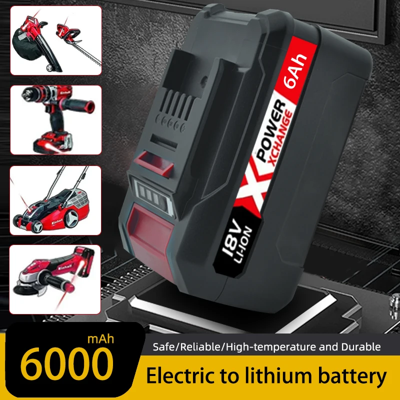 Wireless power tool X-Change 18V rechargeable lithium-ion battery pack, 5Ah, 6AH suitable for Einhell, suitable for 4511481
Wireless power tool X-Change 18V rechargeable lithium-ion battery pack, 5Ah, 6AH suitable for Einhell, suitable for 4511481
