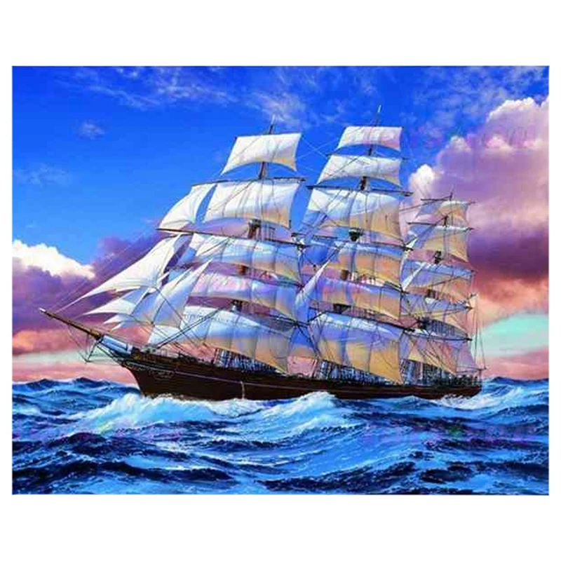 5D Diy Full Square Drill Diamond Drawing Cross Stitch Sailboat Rhinestone Diamond Embroidery Mosaic Home Decor Gift
5D Diy Full Square Drill Diamond Drawing Cross Stitch Sailboat Rhinestone Diamond Embroidery Mosaic Home Decor Gift