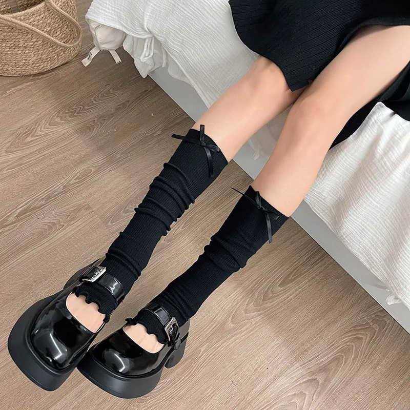 Black White Long Socks Stockings Japanese Style Ruffles Leg Warmers JK Lolita Sweet Cute Girls Kawaii Bowknot Cute Leg Warmers
Black White Long Socks Stockings Japanese Style Ruffles Leg Warmers JK Lolita Sweet Cute Girls Kawaii Bowknot Cute Leg Warmers