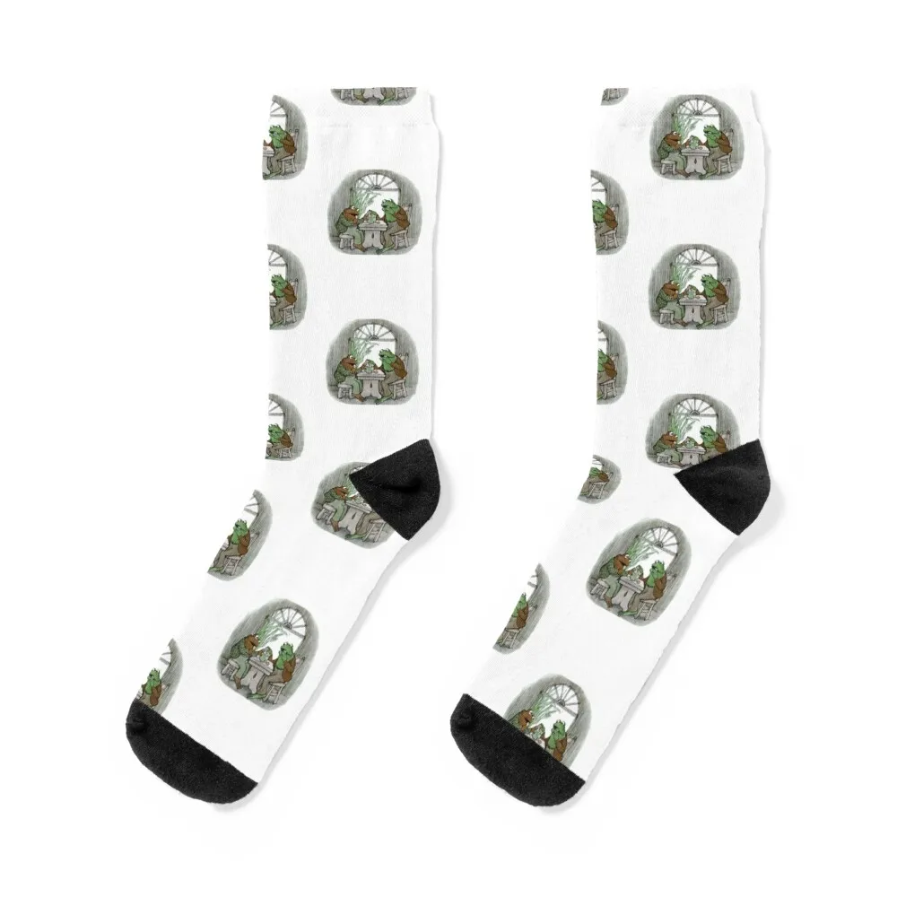 

Frog and Toad Hungry Socks moving stockings Heating sock Mens Socks Women's