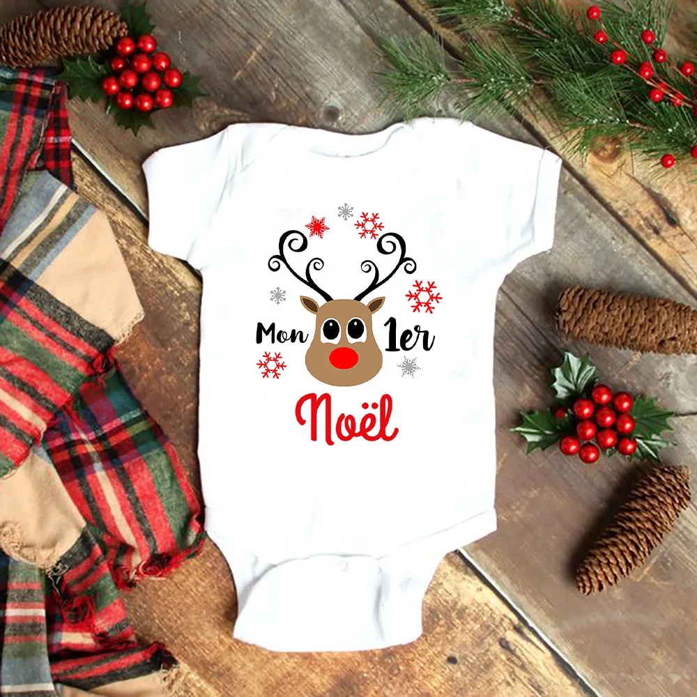 First Christmas Newborn Bodysuit Body Baby Clothes Kids Playsuit Xmas Party Gift Boys Girls Rompers Short Sleeve Infant Jumpsuit
First Christmas Newborn Bodysuit Body Baby Clothes Kids Playsuit Xmas Party Gift Boys Girls Rompers Short Sleeve Infant Jumpsuit