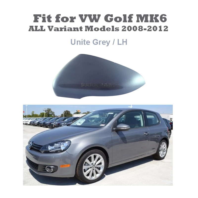 Зеркальная крышка с серым покрытием, боковая крышка для VW Golf MK6 2008-2012, все модели
Зеркальная крышка с серым покрытием, боковая крышка для VW Golf MK6 2008-2012, все модели