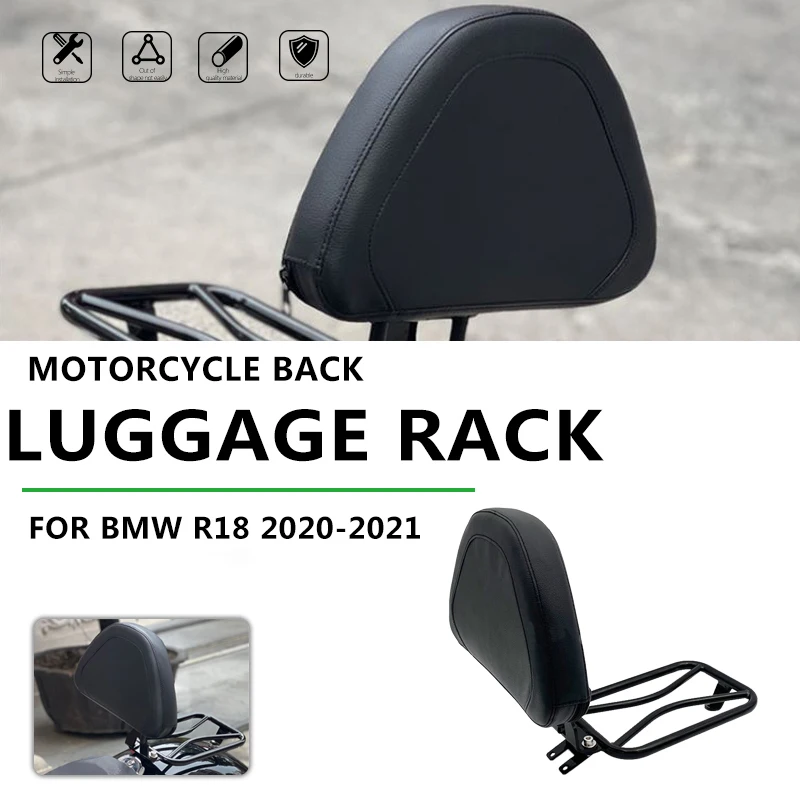 Motorcycle Rear Luggage Rack Fit for BMW R18 2020 2021 2022 Sissy Retrofit Backrest R18 Passenger Seat Cushion Can Be Adjusted
Motorcycle Rear Luggage Rack Fit for BMW R18 2020 2021 2022 Sissy Retrofit Backrest R18 Passenger Seat Cushion Can Be Adjusted