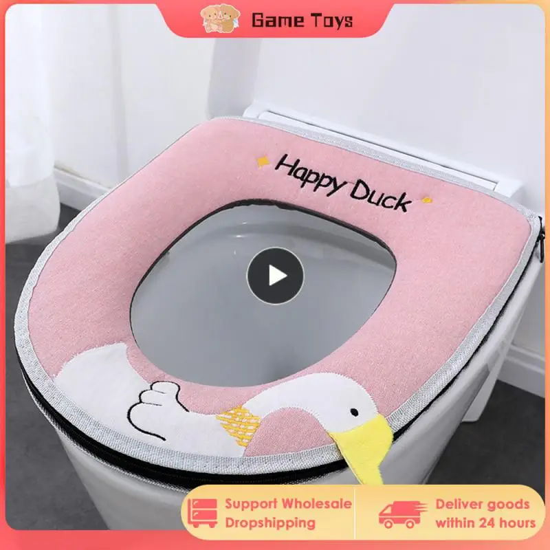 Portable Handheld Bathroom Toilet Cover Breathable Household Products Comfortable To Sit On Zippered Cotton And Linen Pad Washer
Portable Handheld Bathroom Toilet Cover Breathable Household Products Comfortable To Sit On Zippered Cotton And Linen Pad Washer