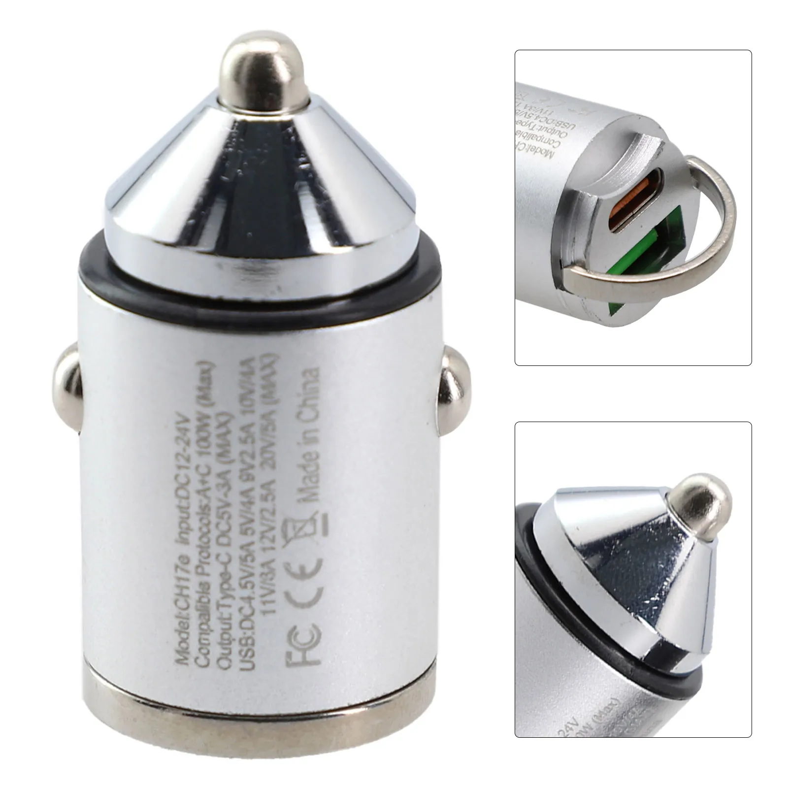 Durable Car Charger Charging Adapter 36W Accessory Aluminum Alloy Dual USB Fast Charging For Tablets QC3.0 PD3.0
Durable Car Charger Charging Adapter 36W Accessory Aluminum Alloy Dual USB Fast Charging For Tablets QC3.0 PD3.0