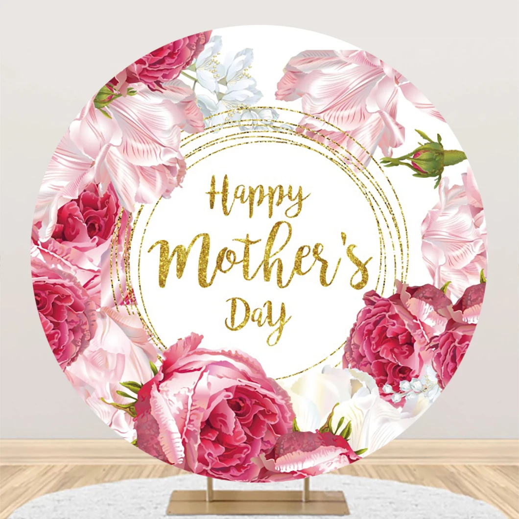 Laeacco Happy Mother's Day Round Photography Backdrop Pink Red Rose Flower Mom Lady Artistic Portrait Birthday Custom Background
Laeacco Happy Mother's Day Round Photography Backdrop Pink Red Rose Flower Mom Lady Artistic Portrait Birthday Custom Background