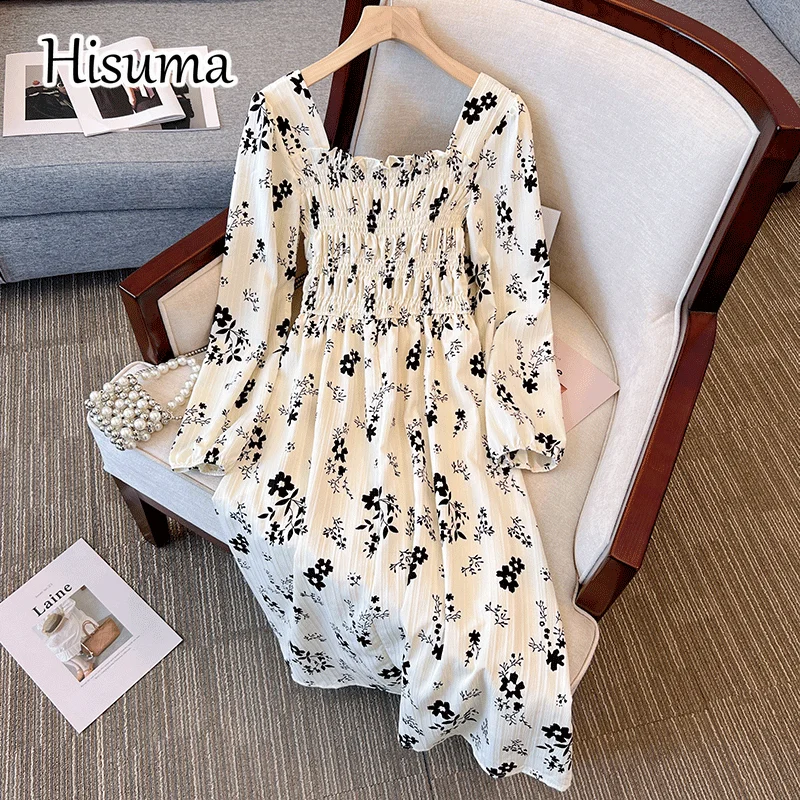 2023 spring new women's square collar flower print puff sleeve chiffon A-line dress female Chic ruffles party dresses
2023 spring new women's square collar flower print puff sleeve chiffon A-line dress female Chic ruffles party dresses