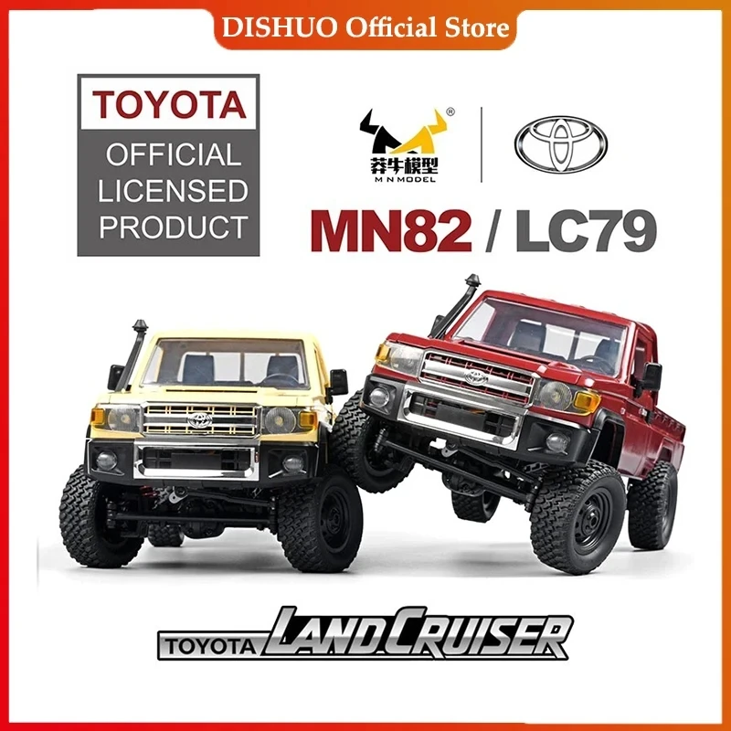 

Mang Niu MN82 Four-drive Remote Control Off-road Vehicle 1:12 Toyota Land Patrol Pickup Climbing Model Toy Boy Gift New 2024